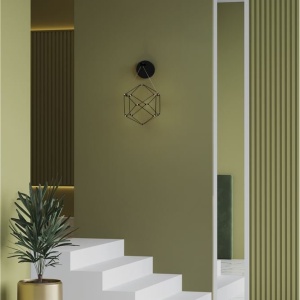Aplica de perete LED design ambiental deosebit Nebula negru - Img 6