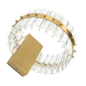 Aplica de perete LED design ambiental Half auriu - Img 4
