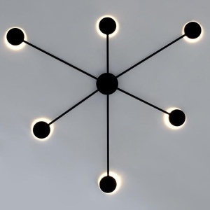 Aplica de perete LED design ambiental SHADOW M negru 238185 universul-luminii.ro