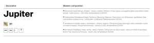 Aplica de perete LED design decorativ ambiental Jupiter 146855 universul-luminii.ro
