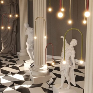 Aplica de perete LED design minimalist ENIGMA, negru - Img 4