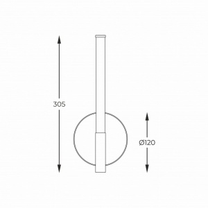 Aplica de perete LED design minimalist LAUTARO - Img 2