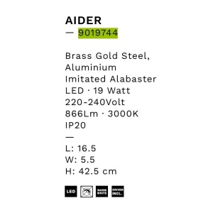 Aplica de perete LED design modern AIDER - Img 3