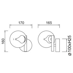 Aplica de perete LED design modern ANDROMEDA I - Img 4