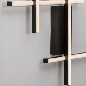 Aplica de perete LED design modern APECHO negru 245935 universul-luminii.ro
