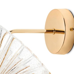 Aplica de perete LED design modern Fluture M auriu - Img 3