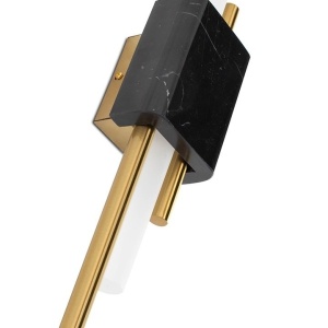 Aplica de perete LED design modern Marble, negru 159755 universul-luminii.ro