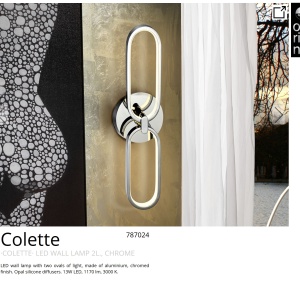 Aplica de perete LED design ultra-modern Colette. crom SV-787024 - Img 4