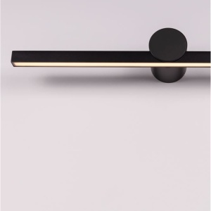 Aplica de perete LED pentru oglinda baie IP54 BREGGO negru, 61cm 229405 universul-luminii.ro