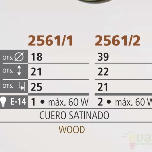 Aplica de perete LUX Ester 2561/1 Bejorama 69325 universul-luminii.ro