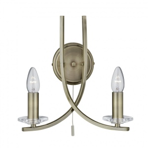 Aplica de perete moderna design alama Ascona 4162-2AB SRT