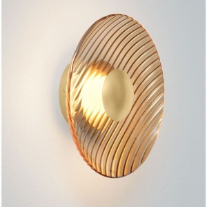 Aplica de perete moderna LED LAVINA auriu/ chihlimbar - Img 2