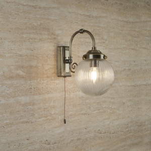 Aplica de perete pentru baie IP44 Belvue 3259AB SRT - Img 2