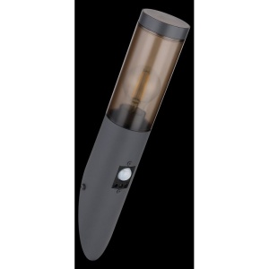 Aplica de perete pentru iluminat exterior cu senzor de miscare design modern IP44 Boston antracit 135705 universul-luminii.ro