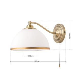 Aplica de perete stil clasic OLD LAMP patina 235215 universul-luminii.ro