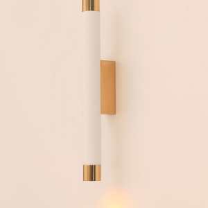 Aplica de perete stil minimalist Q Parette Bianco / Gold - Img 4