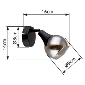 Aplica de perete stil modern GLYPTAR 240955 universul-luminii.ro