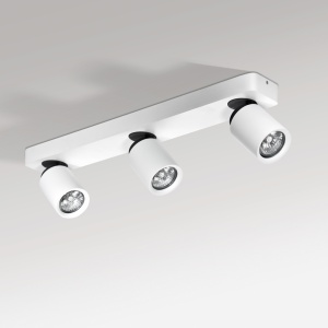 Aplica de perete/tavan cu spoturi stil modern minimalist Tomi 3 alba 59765 universul-luminii.ro