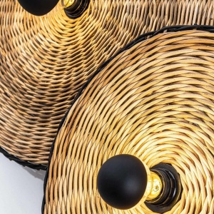 Aplica de perete/tavan design natural din ratan COSTAS 60cm 122615 universul-luminii.ro