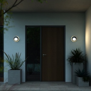 Aplica de perete / tavan exterior IP54 Oliver Black 221375 universul-luminii.ro