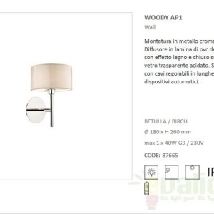 Aplica de perete Woody AP1 087665 58265 universul-luminii.ro
