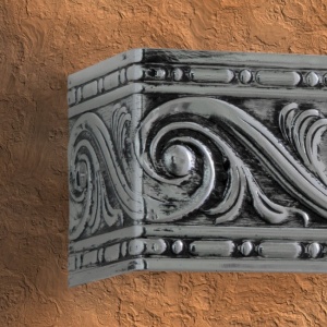 Aplica de perte LED ambientala Nita antique 98795 universul-luminii.ro