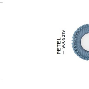 Aplica decorativa ceramica blue gri, sticla alb, PETEL 245015 universul-luminii.ro