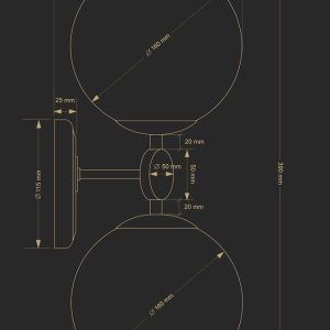 Aplica design clasic realizata manual DIMARO 87435 universul-luminii.ro