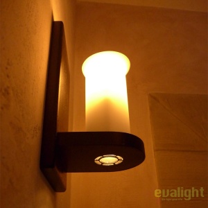 Aplica din fier forjat realizata manual WL 3484-ST cu spot -downlight- 174435 universul-luminii.ro