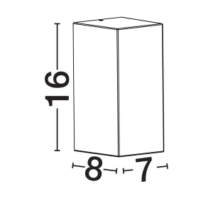 Aplica exterior 2xGU10, IP65 METO negru - Img 5