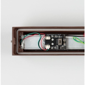 Aplica exterior corten liniara 50cm IP65 LED CCT PRISMATIC - Img 7