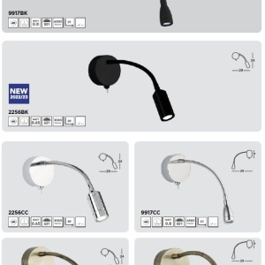 Aplica flexibila cu reader LED design minimalist Flexy Wall - Img 4
