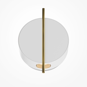 Aplica LED ambientala reglabila design modern minimalist Nuance alb/auriu - Img 2