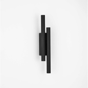 Aplica LED ambientala stil minimalist PARON 2 negru H-38cm 159885 universul-luminii.ro
