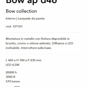 Aplica LED Bow ap d46 BRUNITO - Img 3
