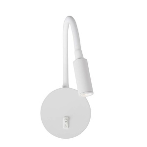 Aplica LED cu spot directionabil design minimalist Jaco alba NVL-8140321