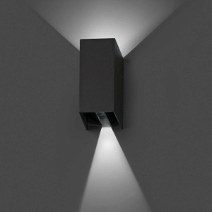 Aplica LED de exterior ambientala design modern IP54 BLIND gri 178535 universul-luminii.ro