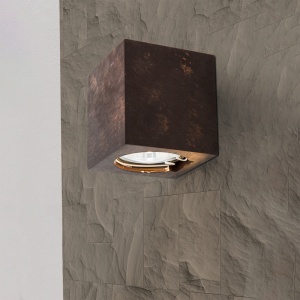 Aplica LED de perete design ambiental Cube antique rustic - Img 3