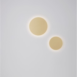 Aplica LED de perete design ambiental CYRCLE 30cm aurie 204105 universul-luminii.ro