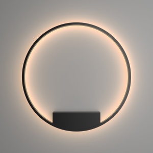 Aplica LED de perete design modern Rim negru 80cm 119325 universul-luminii.ro