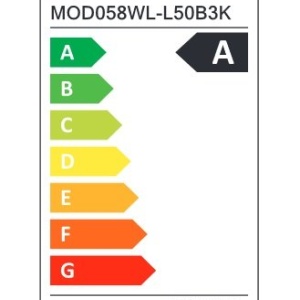 Aplica LED de perete design modern Rim negru 80cm 212475 universul-luminii.ro
