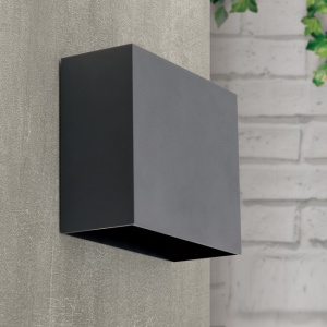 Aplica LED de perete exterior, lumina ambientala, protectie IP65, AKZENT antracit 95135 universul-luminii.ro
