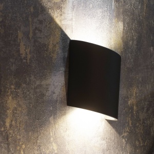 Aplica LED de perete iluminat exterior ambiental IP54 SOCHI gri inchis 136355 universul-luminii.ro