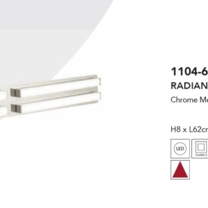Aplica LED de perete pentru baie IP44 Radiant 140505 universul-luminii.ro