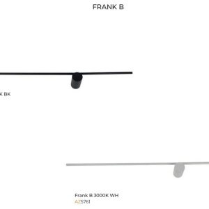 Aplica LED de perete stil minimalist FRANK B alba 144145 universul-luminii.ro