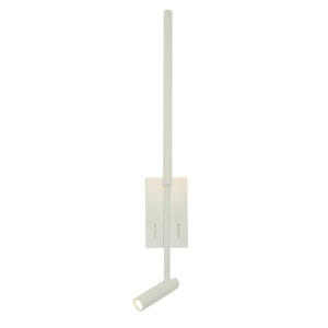 Aplica LED de perete stil minimalist Mija alba