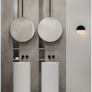 Aplica LED decorativa pentru baie IP44 LED 3000K DORIN negru - Img 6