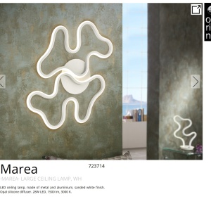 Aplica LED decorativa perete / tavan design modern Marea SV-723714 44355 universul-luminii.ro