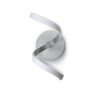 Aplica LED design modern minimalist NUR argintie crom - Img 1