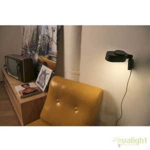 Aplica LED dimabila design ultra-modern INVITING neagra 57301 51355 universul-luminii.ro